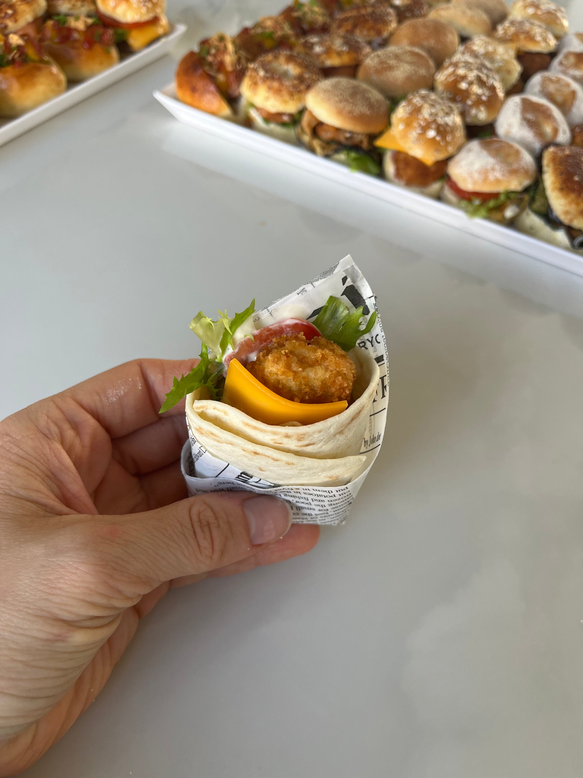 Plateau Signature de Mini Burgers
