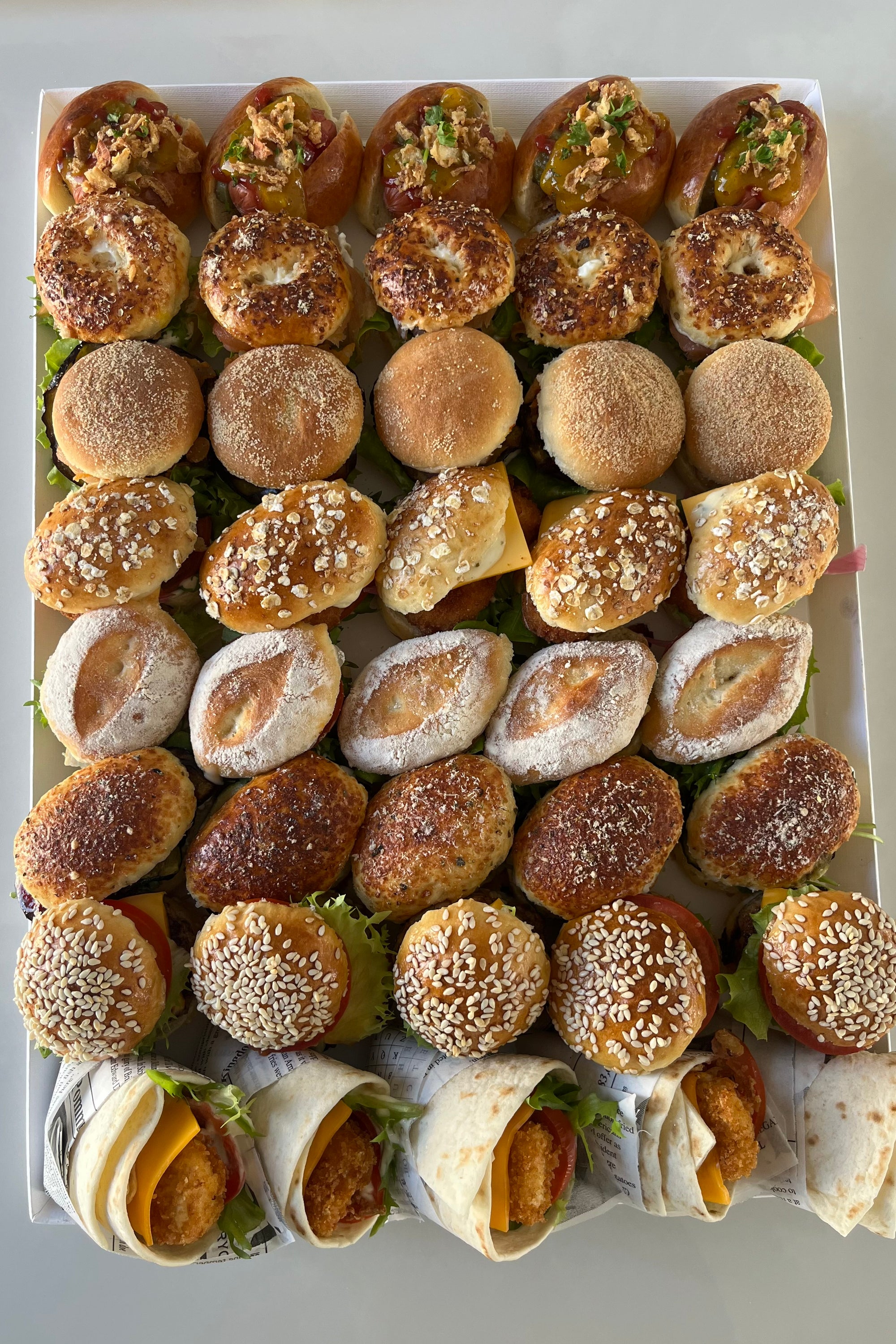 Plateau Signature de Mini Burgers