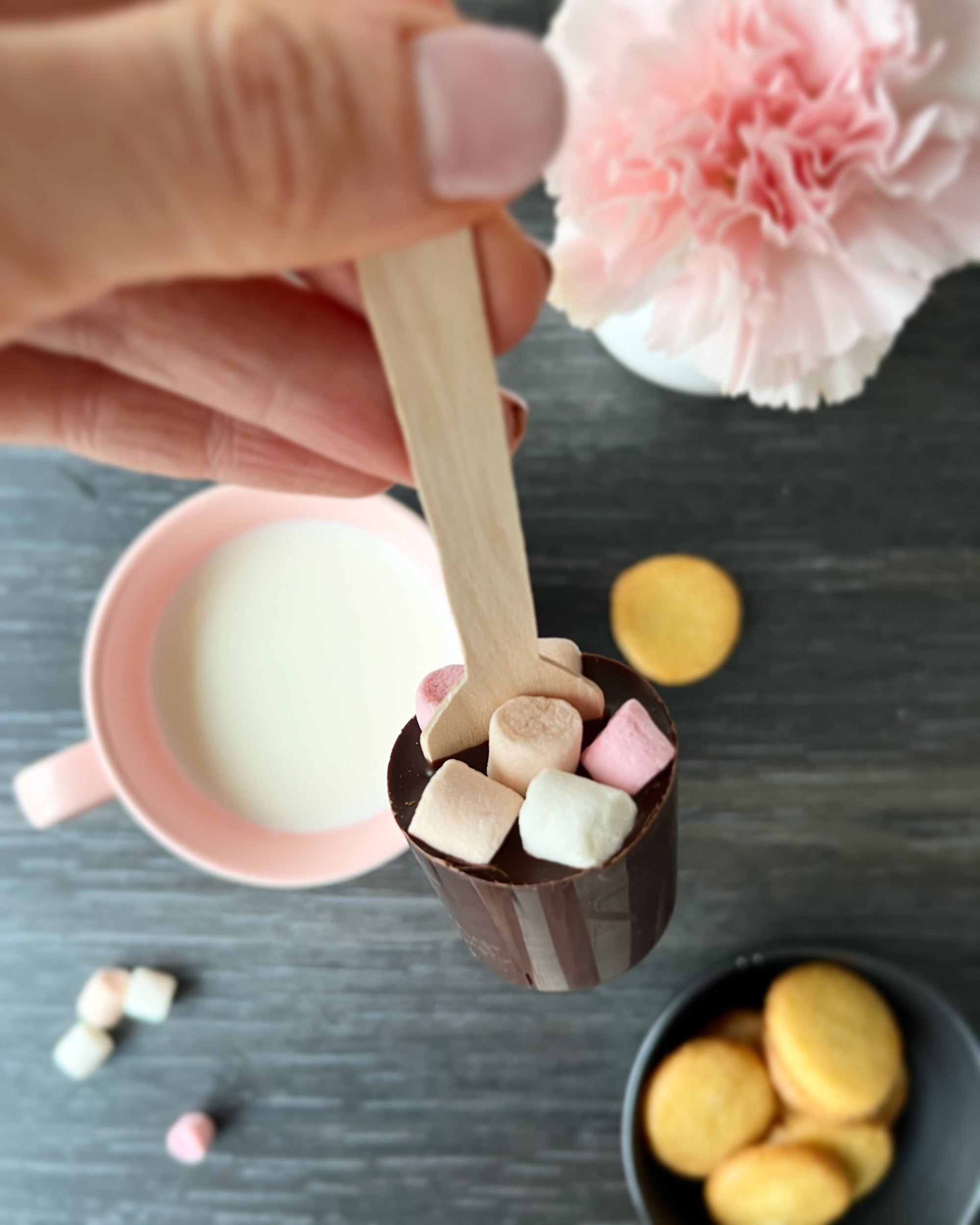 Sucette à Chocolat Chaud