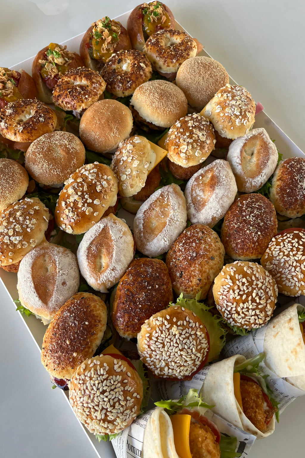 Plateau Signature de Mini Burgers