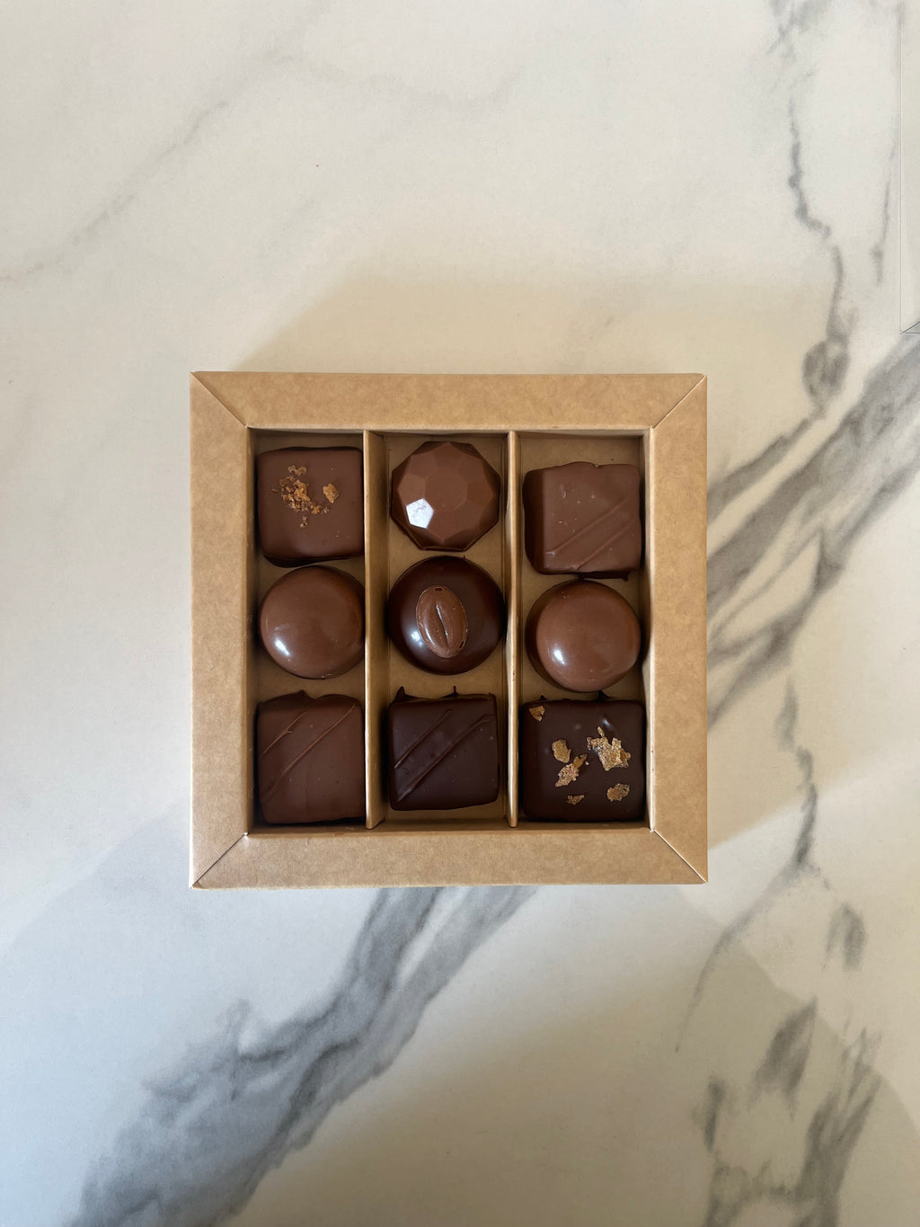 Assortiment gourmand - ganaches et pralinés
