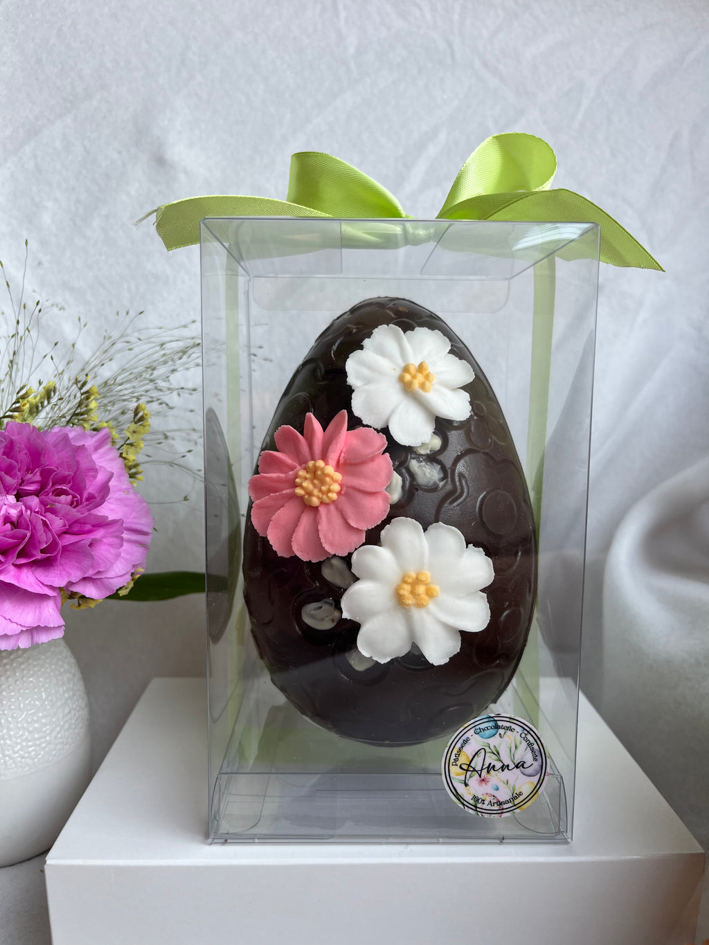 Œufs de Pâques fleuri