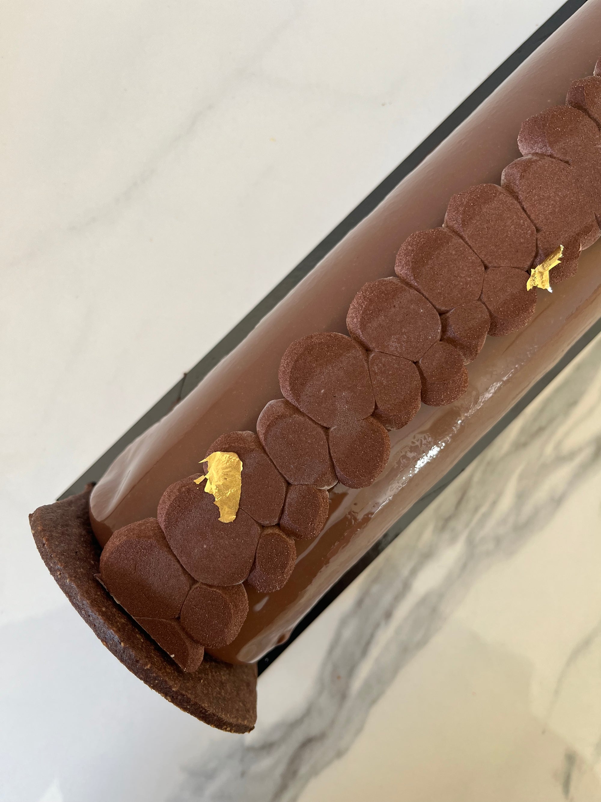 Bûche 100% Choco – l’intensité du chocolat dans toute sa splendeur